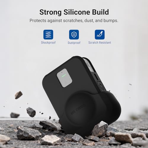 NEEWER Silicone Lens Cap & Body Shell Protector Cover Case for Osmo 360, Nonslip Soft Stable Anti Scratch Splash Resistant Portable Protective Sleeve Compatible with DJI OSMO 360 Action Camera, AC044 - style: Lens Cap & Protective Case