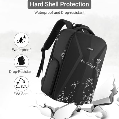 MOSISO Camera Backpack, DSLR/SLR/Mirrorless Photography Camera Bag, Waterproof Hardshell Case with Lens Pouch&Tripod Holder&15.6 inch Laptop Compartment Compatible with Canon/Nikon/Sony, Black - color: Black