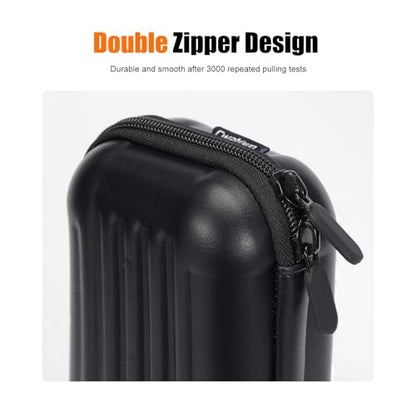 Cwatcun Carrying & Protective Case for Digital Camera with 2 Carrying Ways, Hardshell Lightweight Small Camera Sling Case Compatible with KODAK PIXPRO/Canon PowerShot/Sony DSCW800 DSCW830 - color: Black02
