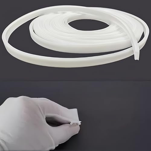 16.4Ft/5M Silicone LED Cover, Alumium Profile Silicone Channel Diffuser Flexible PC Lampshade Line for Strip Lights, Ceiling Lamp, Under Cabinet Cover Replaceable Installation (12mm) - color: 12mm