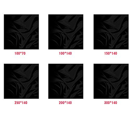 Black Velvet Photography Backdrop,Light Absorbing Non Reflective Solid Professional Black Background Cloth - size: 70x100cm