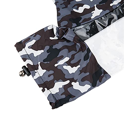 Waterproof Camera Rain Cover for Nikon Canon Sony DSLR/Mirrorless Cameras | with TPU Clear Window & Waterproof Zipper,Camera Rain Sleeves Gear for EOS R5 II R10 R7 R6 Rebel T7 T8i T7i 90D Z7 Z6II D7500 - color: Camouflage