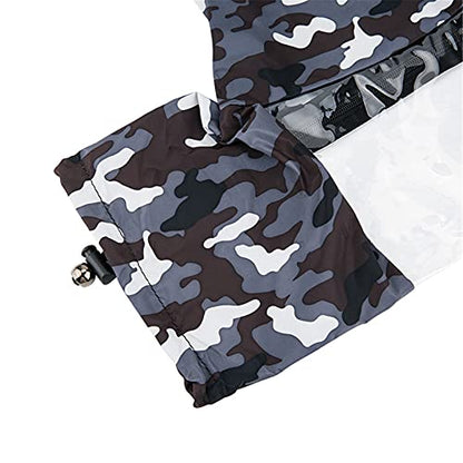 Waterproof Camera Rain Cover for Nikon Canon Sony DSLR/Mirrorless Cameras | with TPU Clear Window & Waterproof Zipper,Camera Rain Sleeves Gear for EOS R5 II R10 R7 R6 Rebel T7 T8i T7i 90D Z7 Z6II D7500 - color: Camouflage
