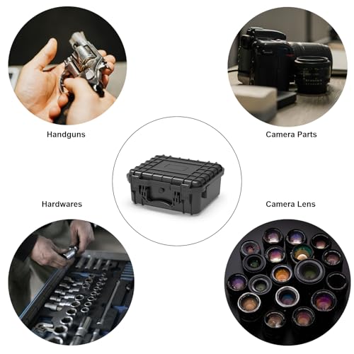 Ant Mag Waterproof Hard Case with Pick & Pluck Foam - 12.1x10x5.42 inch Interior - Protective Storage and Travel Case for Drones, Cameras, Tools & Equipment - style: 12.1*10*4.4in/8.7liter