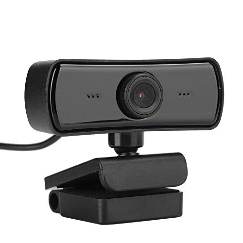 4K Webcam with Built-in Microphone, Widescreen USB Web Camera, Streaming Computer Web Camera for Live Broadcast/Video Conferencing(Black)