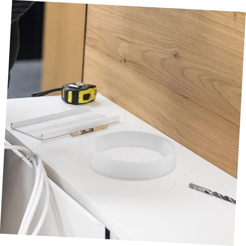 Angoily LED Light Diffuser Sheet 1220x30mm 1mm Thick Optical Scattering Panel for LED Channel Lens Replacement and Pendant Lighting, Milky White Plastic Diffuser for Cabinet and Studio
