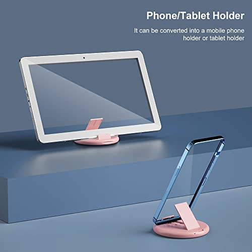 YANZIE USB Adapter Kit, Travel Charging Organizer Case with USB C, Micro USB and Lightning-Compatible Adapters, SIM Card Holder, Eject Pin and Phone Stand for Travel, Office and Car, Pink - color: Pink