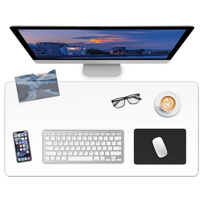 Clear Desk Mat, Non-Slip PVC Desk Protector Mat with Round Edge, Heat Resistant & Waterproof Clear Desk Writing Mat for Home and Office (27.6''*15.7'') - size: 27.6" x 15.7"