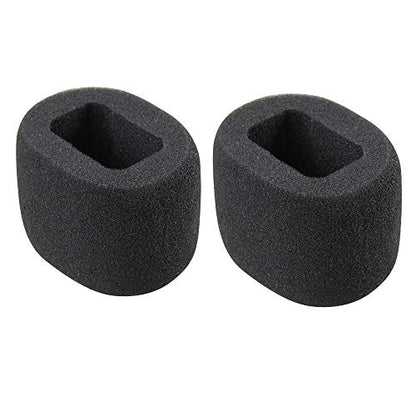 2 Pcs Foam Windscreen Fits Zoom H1n / Zoom H5studio Handy Recorder Digital Recorder by Hermitshell