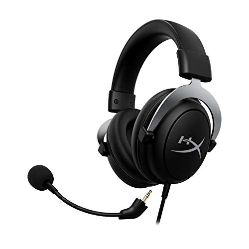 HyperX CloudX,Official Xbox Licensed Gaming Headset,Compatible with Xbox One and Series X|S,Memory Foam Ear Cushions,Detachable Noise-Cancelling Mic,in-line Audio Controls,Black/Silver,(Pack of 10) - size: Wired (Pack of 10)