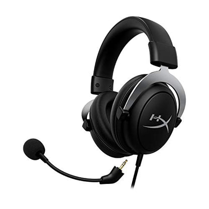 HyperX CloudX,Official Xbox Licensed Gaming Headset,Compatible with Xbox One and Series X|S,Memory Foam Ear Cushions,Detachable Noise-Cancelling Mic,in-line Audio Controls,Black/Silver,(Pack of 10) - size: Wired (Pack of 10)