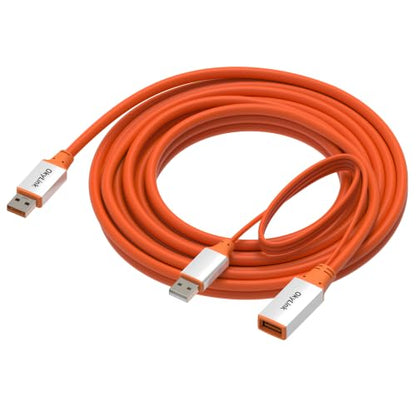 OkyLink Active USB 3.2 Gen 2 Extension Cable 10Gbps 10Gbps, 15ft | 5m, Male to Female, Powered Active Signal Amplifier, for Industrial Camera, Machine Vision & 10Gbps Data Transmission - color: USB3.2(10Gbps), size: 15ft (5m)