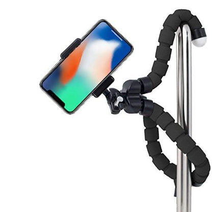 Acuvar Flexible Phone Tripod Stand, Mini Portable Smartphone Tripod with Adjustable Holder for iPhone & Android, Lightweight Tripod for Vlogging, TikTok & YouTube - style: Tripod + Smartphone Mount