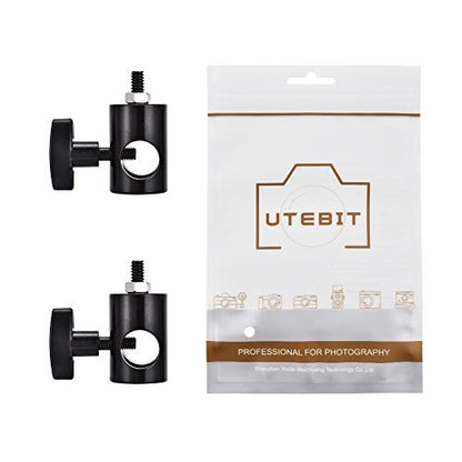 UTEBIT 2PCS Rapid Adapter Convert with 1/4" Screw Thread, Black | Photography Light Stand Adapter, Multi Functional Metal Camera Bracket Mount Adaptor, Photo Studio, Photography Accessory - size: 2 PACK-Rapid Adapter Convert
