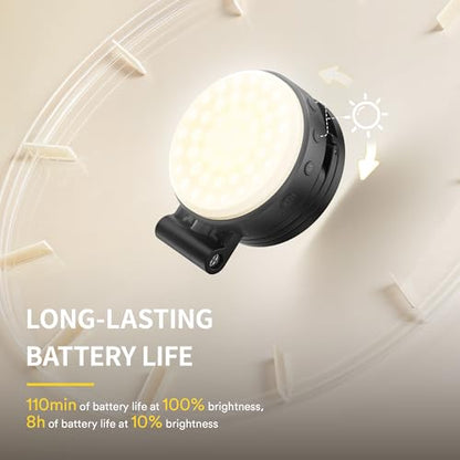 RALENO Magnetic Selfie Light for MagSafe iPhone, Phone Light with Magnetic Mount & Convertible Stand for Selfies TikTok Vlog Zoom Makeup, Featuring 850Lux/0.3m Ring Lighting and 30 Lighting Modes