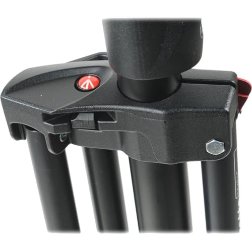 Manfrotto 1005BAC 107" Air Cushioned Aluminum Ranker Light Stand with 3-Sections & 2 Risers, Black