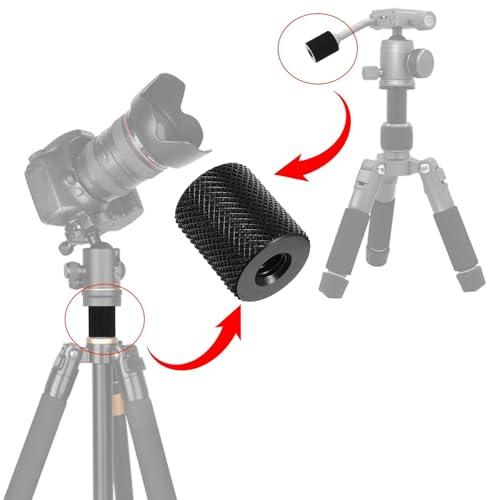 6 Pcs 1/4 Female to 1/4 Female, Tripod Adapter Camera Tripod Adapter Double Females Thread Screw for Photography Equipment Camera Screws Converter Tripods Converter Nut Accessories