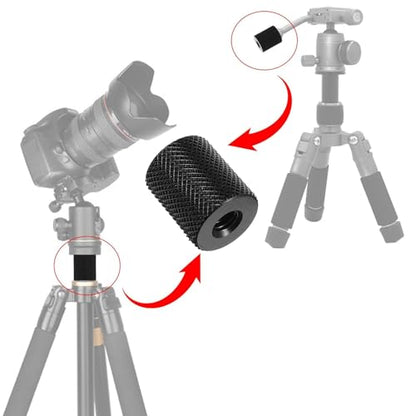 6 Pcs 1/4 Female to 1/4 Female, Tripod Adapter Camera Tripod Adapter Double Females Thread Screw for Photography Equipment Camera Screws Converter Tripods Converter Nut Accessories