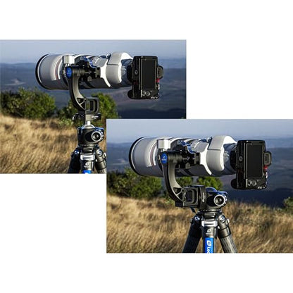 Leofoto Monopod Gimbal Head for Camera, Professional Aluminum Alloy Tripod Head with Arca-Swiss Dovetail Quick Release Plate, 360° Panoramic Shooting for DSLR Camera Up to 48lbs/22kg (MPG-02L) - color: MPG-02L-Max Load 48lb