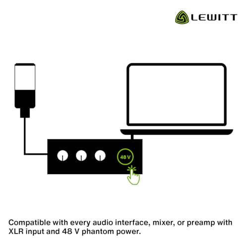 LEWITT LCT 240 Pro Large Diaphragm Condenser Mic - color: Black