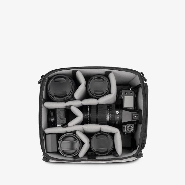 WANDRD All New Essential Deep Camera Cube V2: Protective Camera Storage with Soft Grey Interior, Modular Dividers & Quick Access—Fits PRVKE 41L, Telephoto Lenses & Pro Gear - size: Essential Deep V2