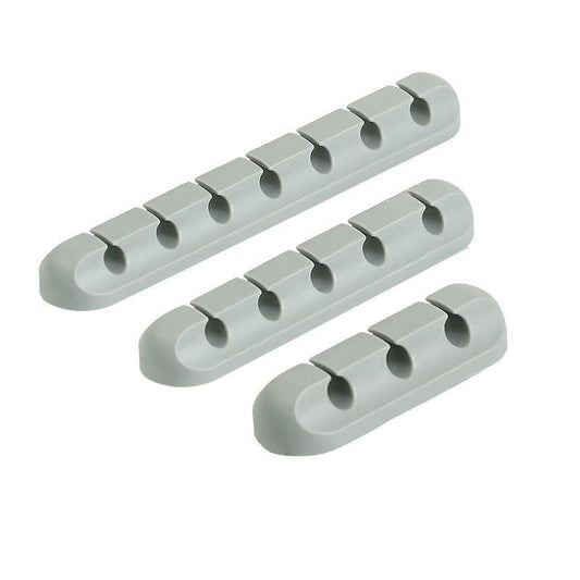 Cable Management Organizer, Soft TPU Cord Holder Self-Adhesive Wire Clips for Desk, Wall, Car – Flexible & Durable, No Bad Smell, Multipurpose for Data Cable, Headphone Cable, Mouse Line (5 Sizes)