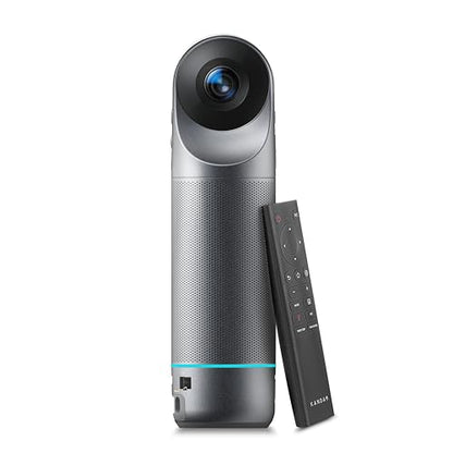 KanDao Meeting PRO 2 4K HDR Video Conference Camera with SmartNote,360 Degree, Auto Tracking, Noise-Canceling Mics, Works with Zoom, Teams & More(Real-Time Translations/Meeting Summary/Content Recap) - color: Black-Grey