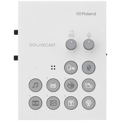 Roland GO:LIVECAST | Livestreaming Studio for Smartphones | Companion App | Intuitive, Hands-On Controls | Easy-To-Use Media Tools | Ideal for Content Creators | Stream via YouTube, Twitch & More