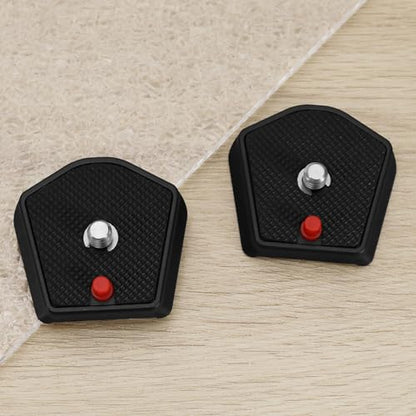 2Pcs 785PL Quick Release Plate 1/4inch Screw Compatible with Manfrotto Modo 715B 715SHB 718B 718SHB 7321YB 785B 785SHB Models for Universal Tripod SLR Camera