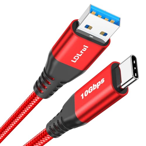 10Gbps Android Auto USB C Data Cable [1/3ft, 2Pack], 3.1A USB C 3.1 Gen2 Cable Data Transfer, Type C CarPlay Fast Charging for iPhone 16 15 Pro/Pro Max/Plus, Samsung T7, Galaxy S23 S22 Ultra, SSD - size: 1ft+3ft