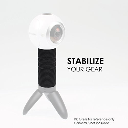 Ztylus Alloy Hand Grip: Textured Handle, Handheld Stabilizer Mount, Stick Accessory, Mirrorless Camera Gear, Smartphone Rig Compatibility (Alloy Hand Grip)