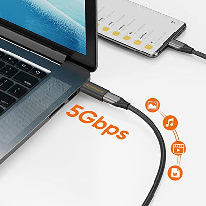 CableCreation USB C Female to USB Male Adapter, USB 3.1 5Gbps USB C to A Adapter Female for Laptops Logitech StreamCam VR Link for Charging - style: Adapter-1Pack