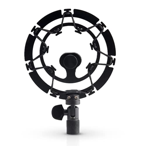 Pro Microphone Shock Mount - Mic Holder Compatible w/Blue Yeti, Snowball & Pro Microphones