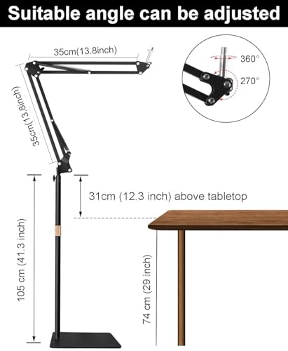 MX Brio 4K Webcam Floor Stand,70-inch Telescopic Floor Holder with Webcam Magnetic Mount Compatible with Logitech MX Brio 4K,Brio 4K,100,300,500,C270,C310 webcams