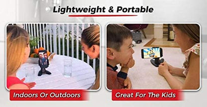 Desk Call by Cup Call Desktop Phone Mount - View Your Cell Phone at Any Angle - Fully Adjustable Phone Stand Great for Video Chatting - Tilts & Rotates for Easy Viewing - Easy Phone Charging Access