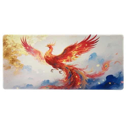 XXL Gaming Mouse Pad 35.4x15.7 Professional Large Mouse Pad & Computer Game Mouse Mat-90x40 Phoenixcmh - color: 90x40 Phoenixcmh, size: 35.4L x 15.7W inches