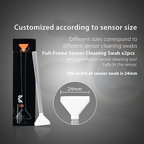 VSGO Professional Camera Cleaning Kit – for Canon, Nikon, Sony, DSLR & Mirrorless Cameras, Includes Lens Cleaning Pen, Air Blower, Sensor Swabs for Full Frame & APS-C, Microfiber Cloth - size: VS-A7E-for Sensor & Lens