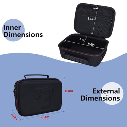 L LTGEM Case Compatible with Fujifilm X-T30 III/X-E5/X-M5/X-T5/X-T50/X-S20 Mirrorless Digital Camera, Lens and Accessories, Hard Travel Carrying Camera Case for Fujifilm X-T30 III