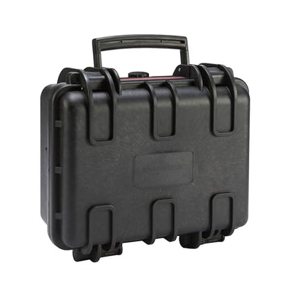 Amazon Basics Hard Camera Case, Small, Black, Solid, 12"L x 11"W x 6"H - size: Small