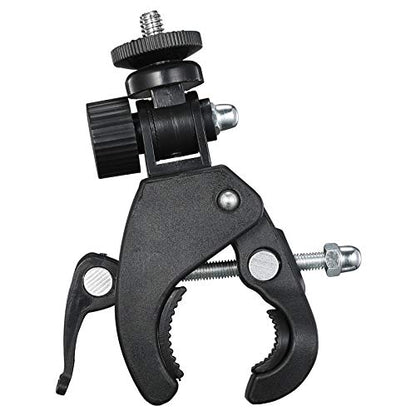 Camera Super Clamp with 1/4"- 20 Threaded Head Compatible for LCD Monitor,DSLR Cameras,DV,Flash Light,Studio Backdrop,Bike, Microphone Stands, Music Stands,Tripod, Motorcycle,Rod Bar