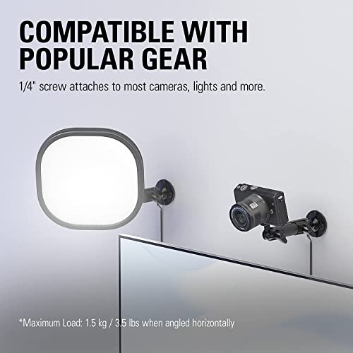Elgato Wall Mount, Articulated Arm for Lights and Cameras | Permanent wall-mounted rigging, Two ball joints, 1/4-inch screw, Expands with Multi Mount accessories - style: Wall Mount
