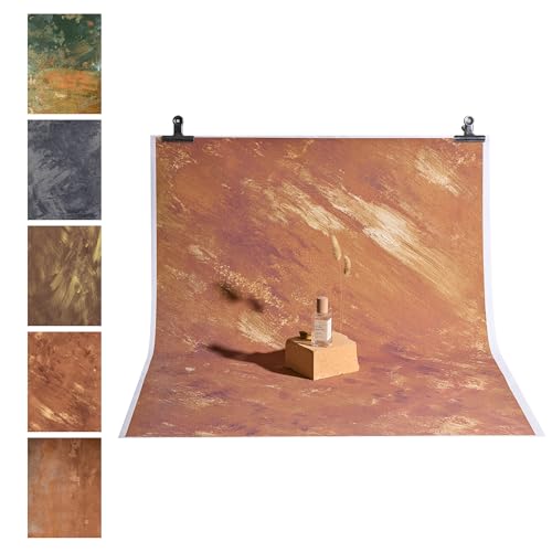 41x28in Large Product Photography Backdrops, Non-Reflective Retro Oil Painting Photo Background for Jewelry Food Cosmetics, Waterproof Non-Woven Fabric Flat Lay Props for UGC Creators & Studio - color: Retro oil painting style, size: 41*28in