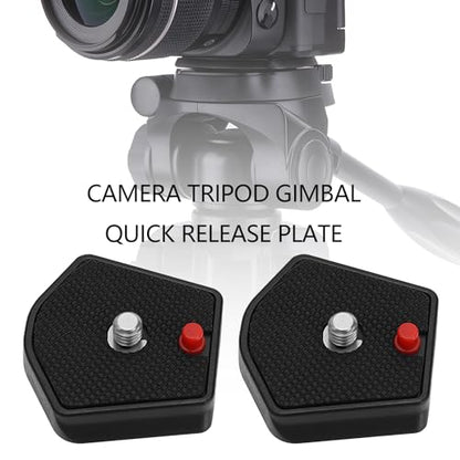 2Pcs 785PL Quick Release Plate 1/4inch Screw Compatible with Manfrotto Modo 715B 715SHB 718B 718SHB 7321YB 785B 785SHB Models for Universal Tripod SLR Camera