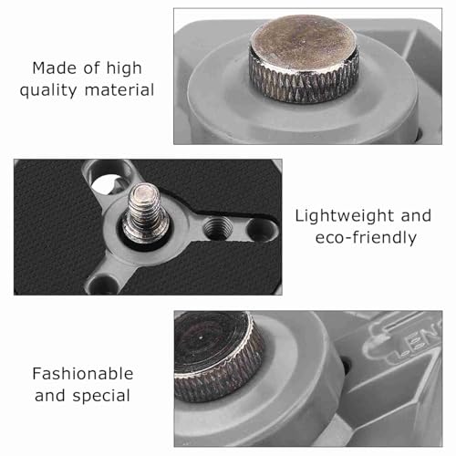 Tbest Hexagon Quick Release Plate for Tripod Camera, bogen Quick Release,Quick Release Plate,Hexagonal Quick Release Plates 3049 1 4 Screw for 030?14 RC0 3063 Photo Studio Acces