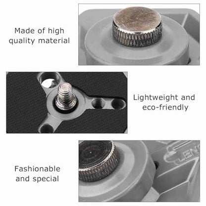 Tbest Hexagon Quick Release Plate for Tripod Camera, bogen Quick Release,Quick Release Plate,Hexagonal Quick Release Plates 3049 1 4 Screw for 030?14 RC0 3063 Photo Studio Acces