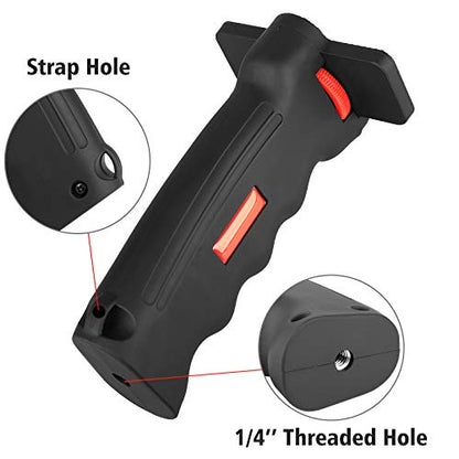 Camera Handle Grip,1/4" Camera Handheld Stabilizer with Wrist Strap,Chromlives Handle Grip Support Mount for DSLR Camcorder Smartphone Action Cameras Led Video Light