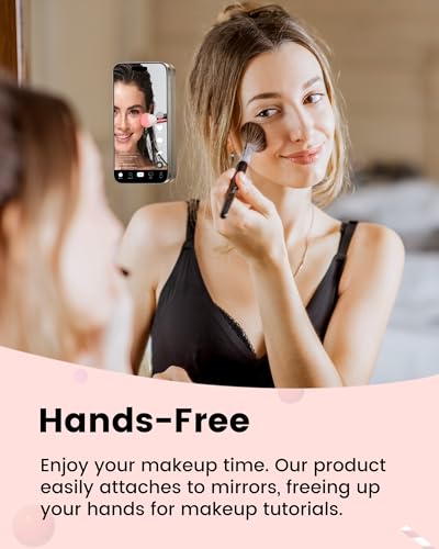amBand Magnetic Suction Phone Mount Trendy Stocking Stuffers for Men Women Dad Mom Adults, Removable Brown Octo Cup Buddy Sticky Holder for Hands-Free Selfie/Video, Milk Tea - color: Milk Tea