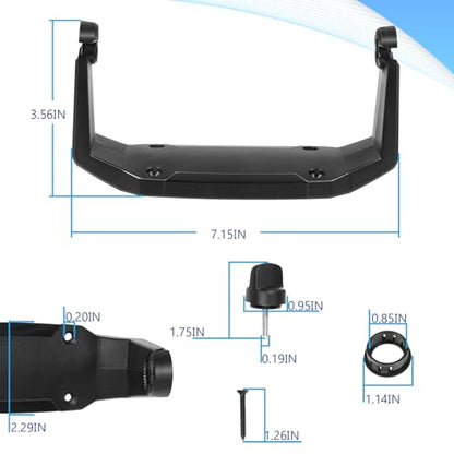 740146-1 Gimbal Bracket Mounting Bracket with Knobs Mounting Screws Fit for Helix-7 Series Fish Finders All Models - style: 740146-1