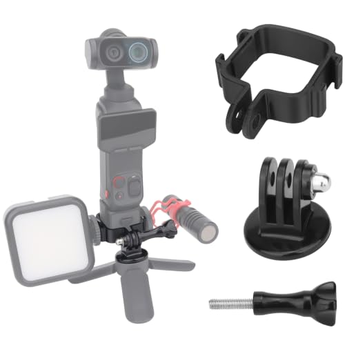 Camera Expansion Adapter Mount for Insta360 Luna Ultra, Dual Cold Shoe Bracket with 1/4" Screw Hole, Action Camera Mount Fit Backpack Clip, Neck Holder, Headband and Tripod Accessories