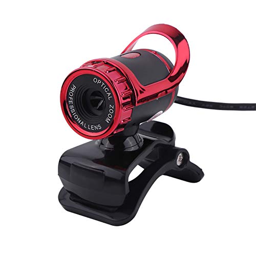 Webcam 480P, Clip on HD PC Camera, Built in Microphone,12.0M Pixels, 360° Rotating for Computer Laptop Desktop, Plug and Play for Video Broadcasting, Compatible with 7/8